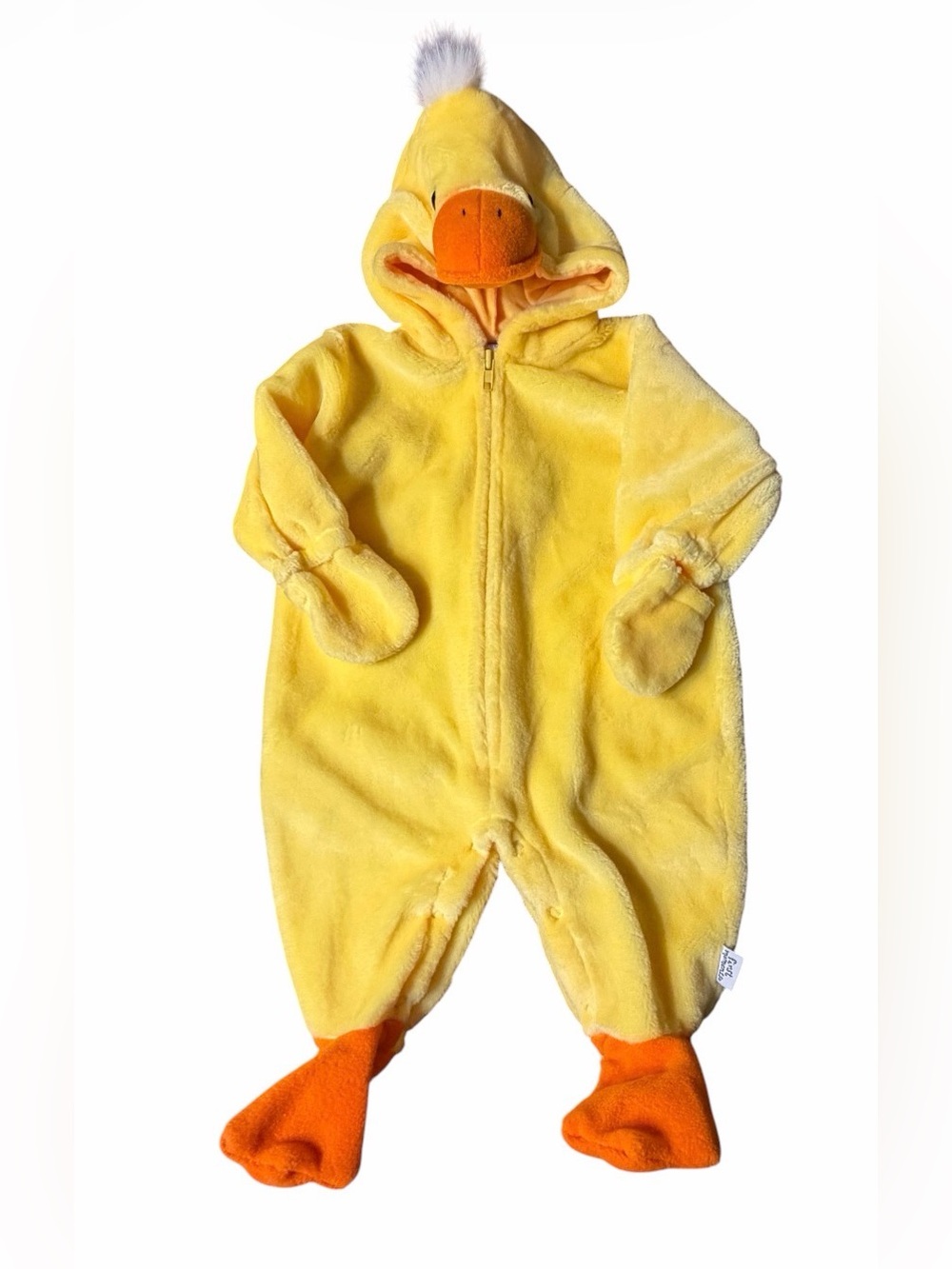 First Moments Yellow Duck One-Piece. Size 3-6 months. Super soft  Halloween